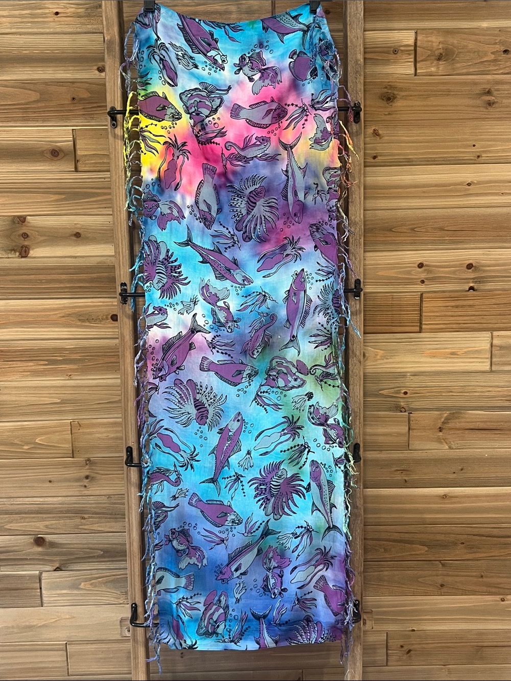 ocean-themed sarong